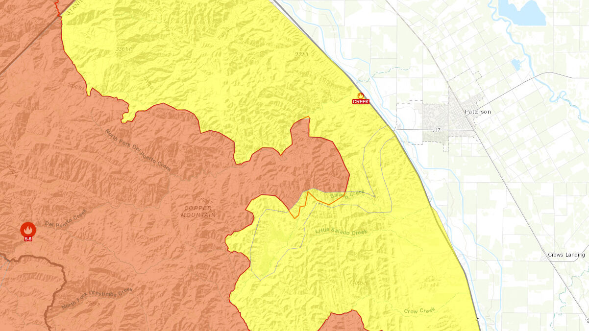 Evacuation Map evening of Aug. 24, 2020